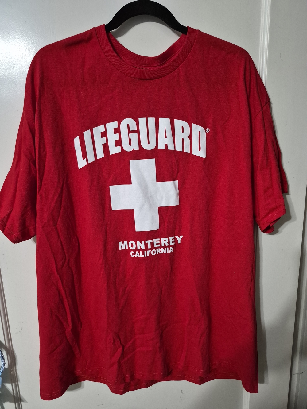 Lifeguard Monterey California Graphic Tee - Red & White